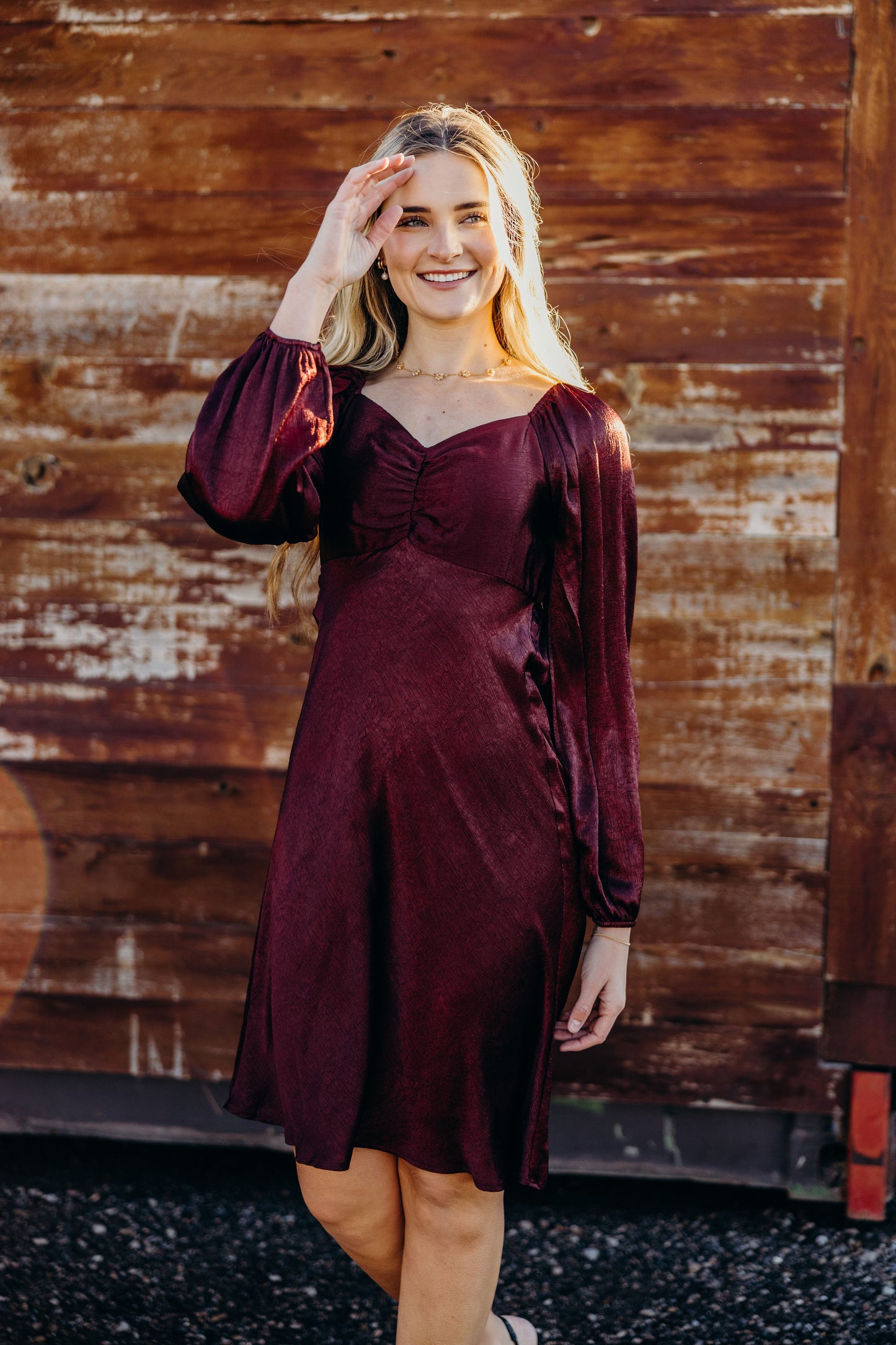 THE NELLIE IN BURGUNDY FINAL SALE