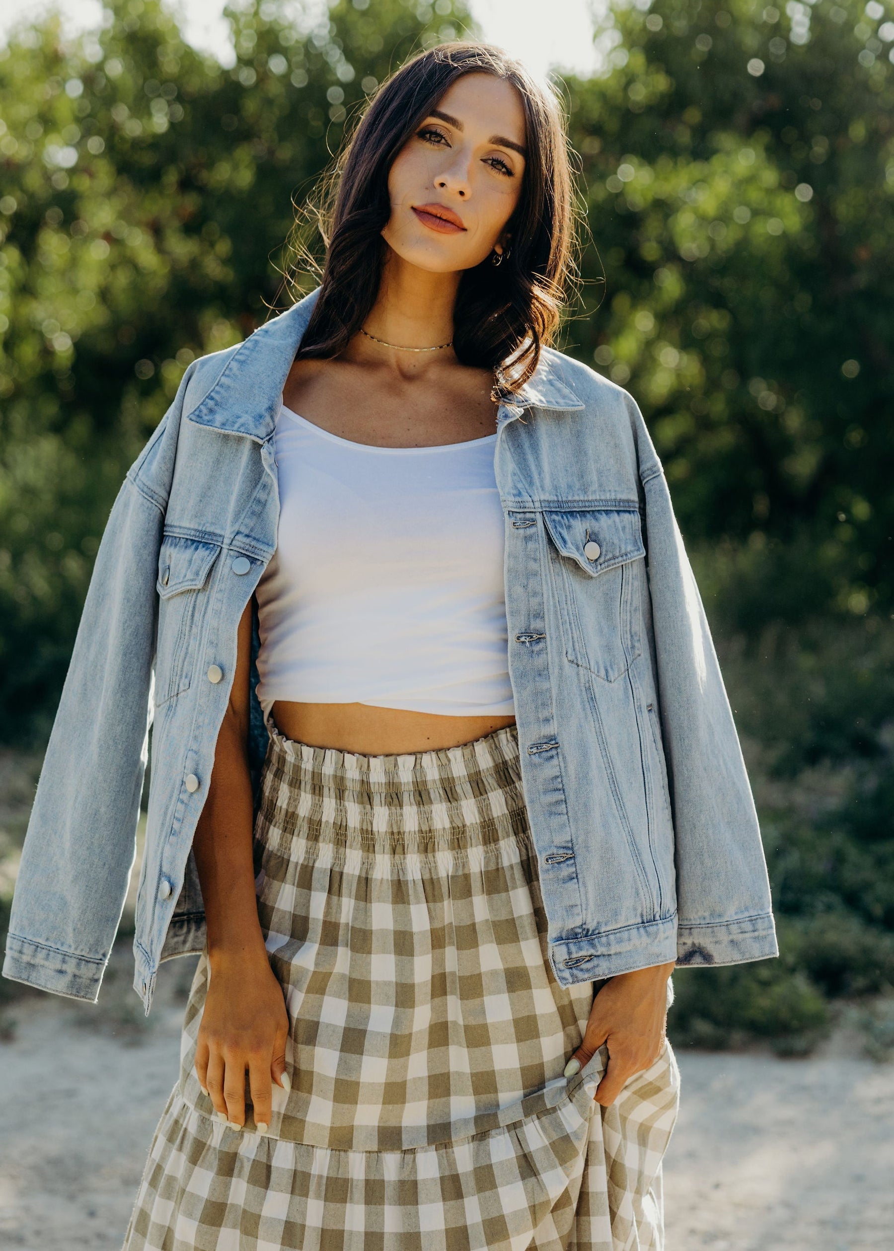 BOYFRIEND DENIM JACKET IN LIGHT INDIGO