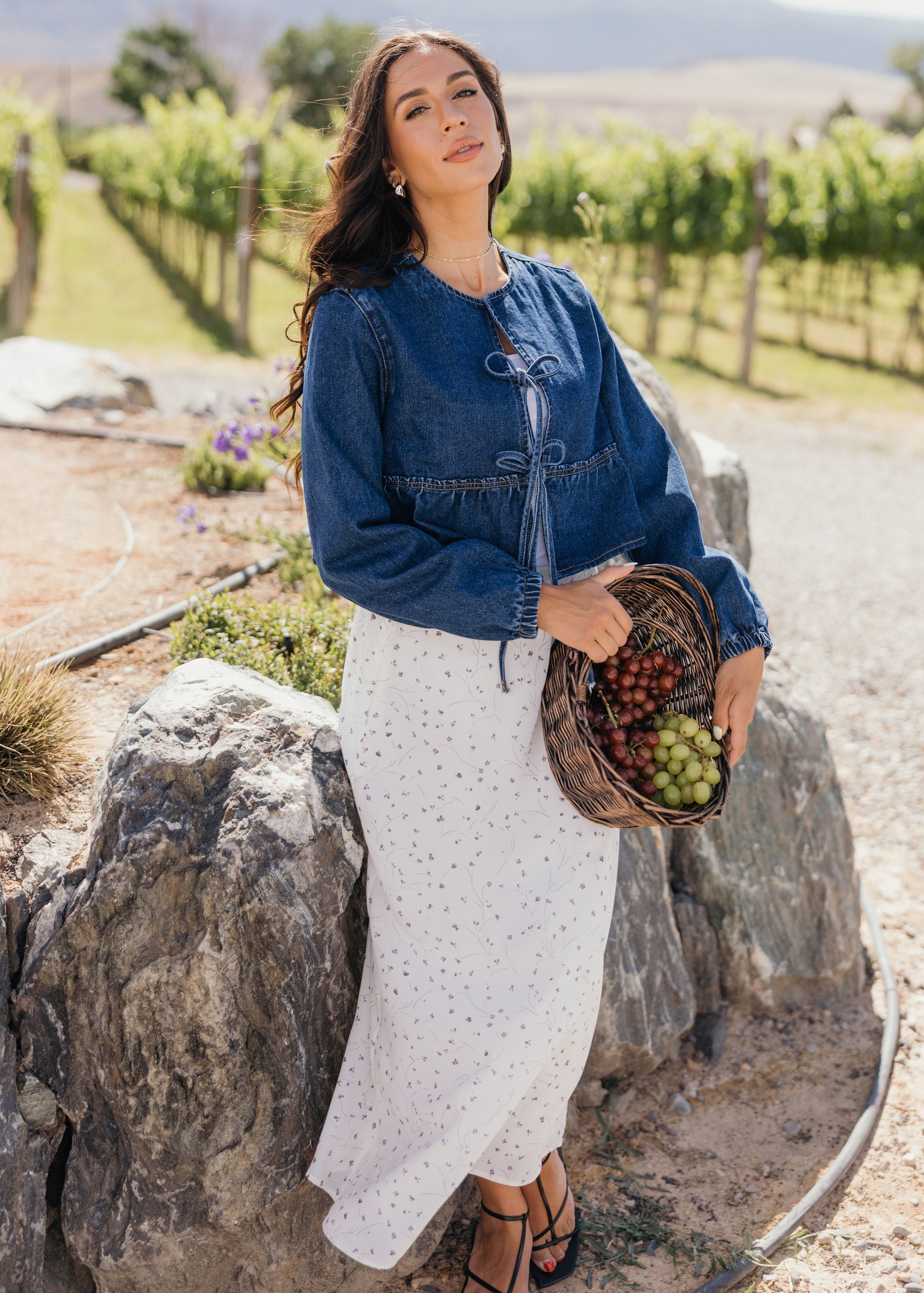 SHEATH SKIRT IN HINT OF LAVENDER