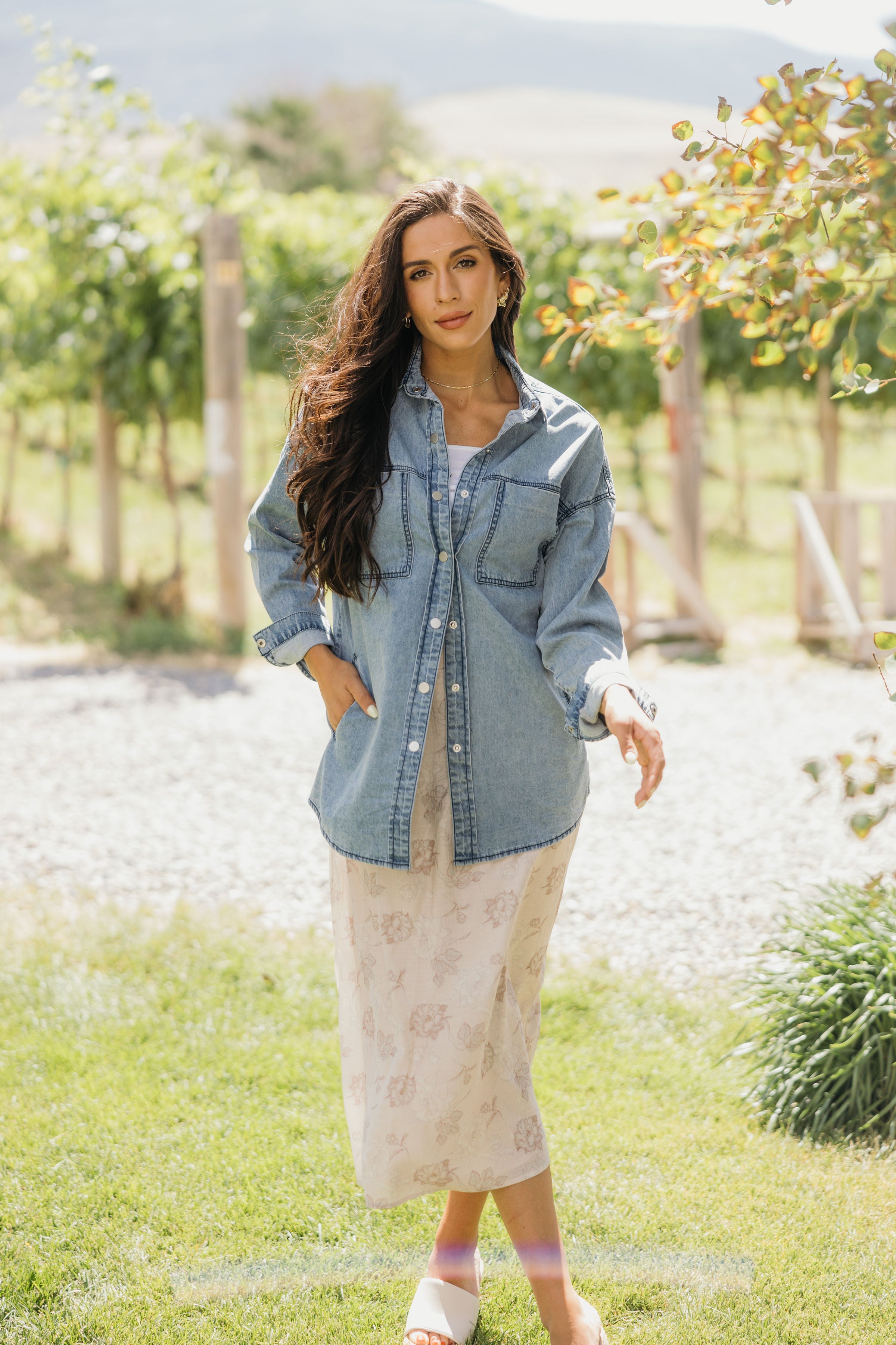 MIDI SKIRT IN VICTORIAN BLUSH