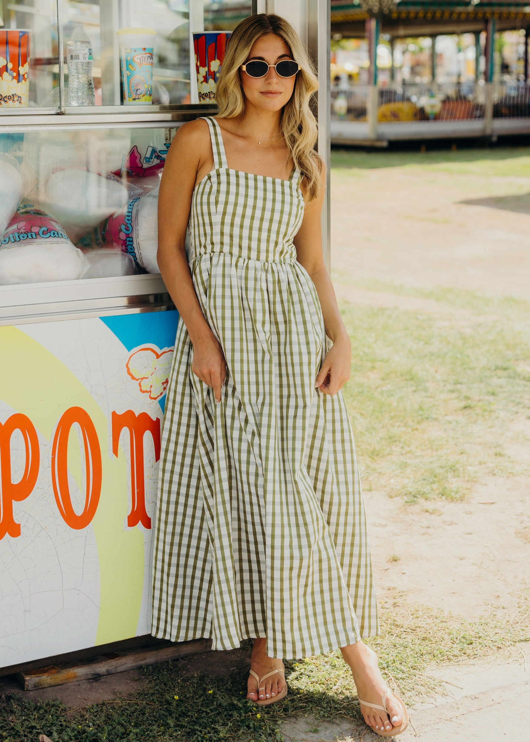 THE MARQUEE IN SWEET PEA CHECK